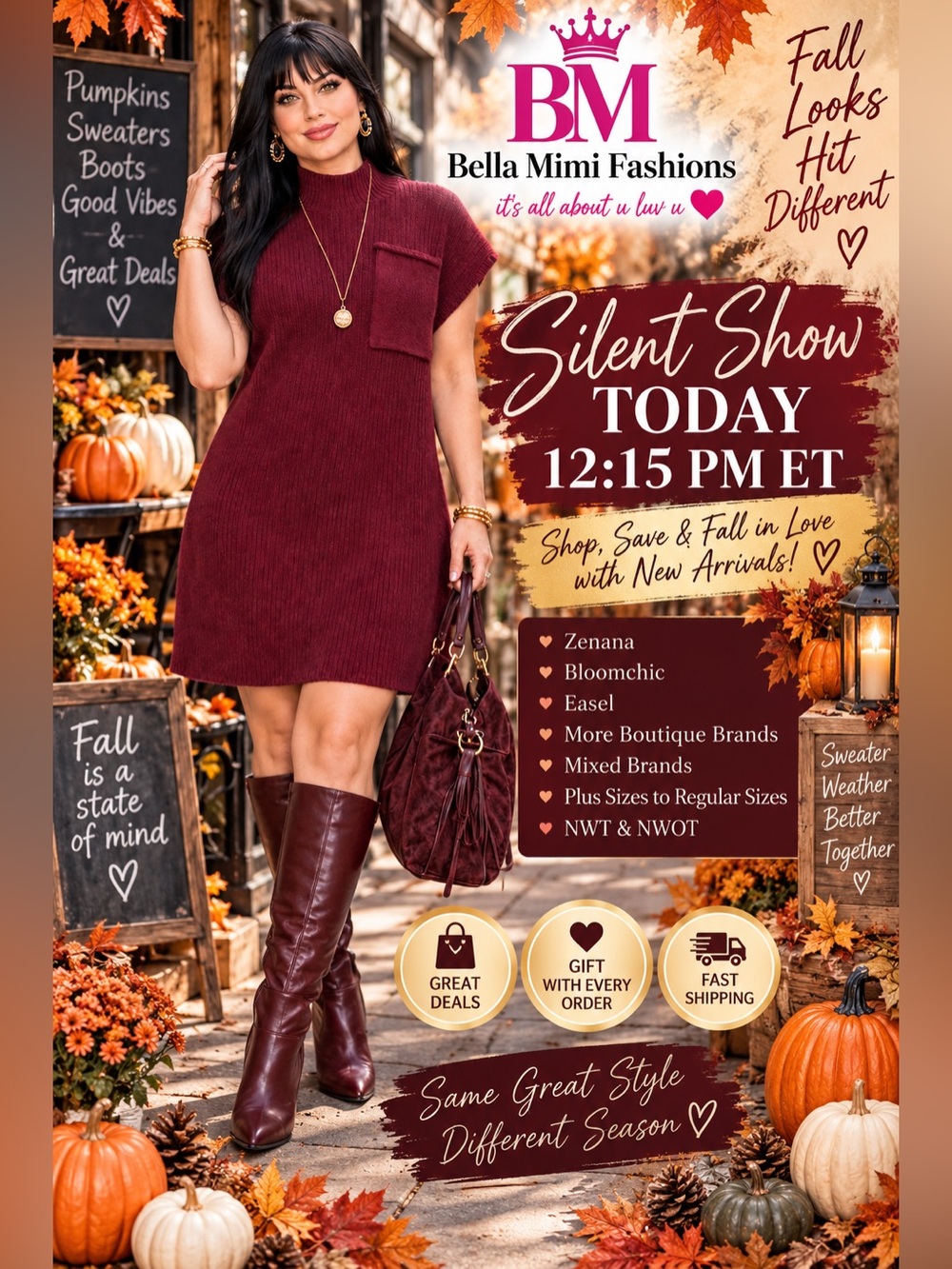 🍂🎃 FALL LOOKS HIT DIFFERENT AT BELLA MIMI FASHIONS! 🍁❤️